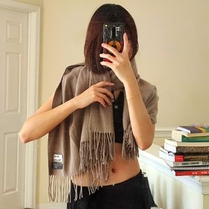 Acne studios virgin wool large scarf